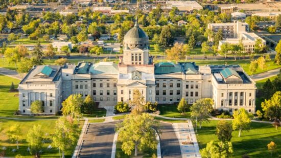 Montana State Capitol, in Helena-Shutterstock_1827760079