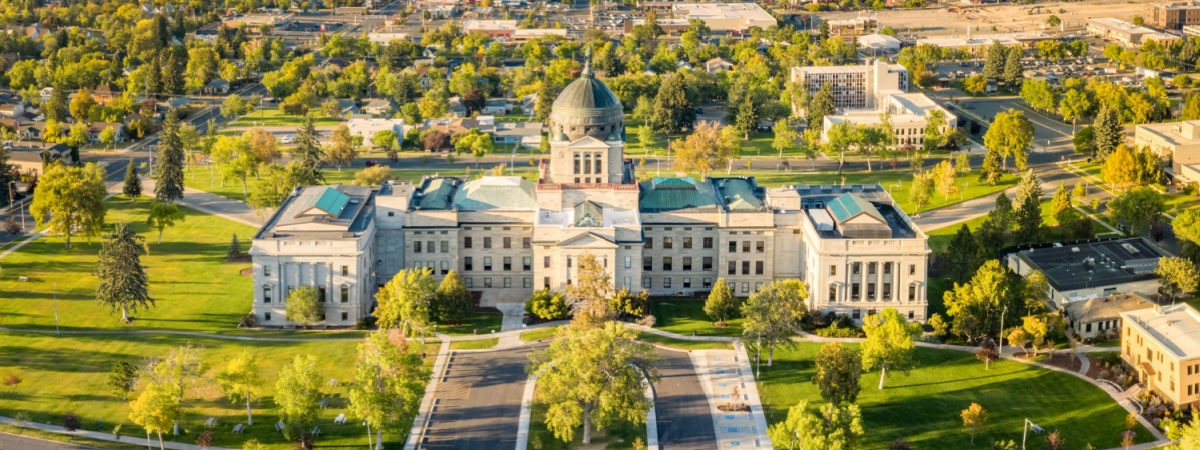 Montana State Capitol, in Helena-Shutterstock_1827760079
