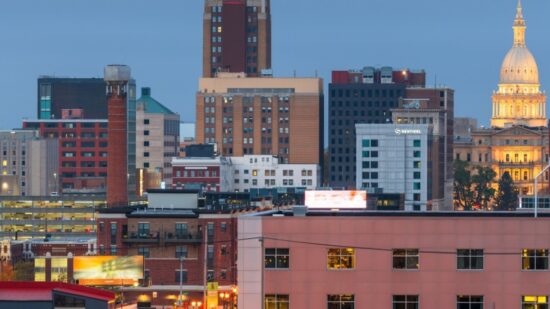 downtown lansing michigan Shutterstock_2036654861