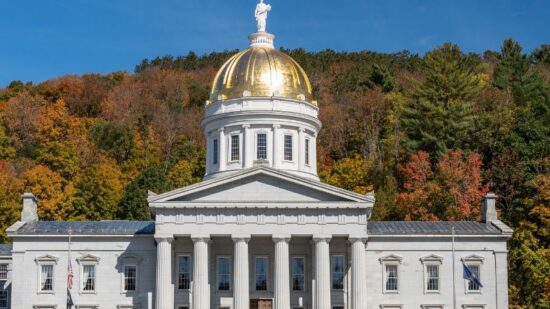 vermont capitol building shutterstock 2215744993