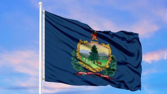 vermont flag shutterstock 2307258715